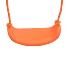 Vidaxl Komplet otroških gugalnic s 4 sedeži oranžne barve