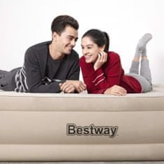Greatstore Bestway Fortech napihljiva zakonska postelja z vgrajeno AC črpalko