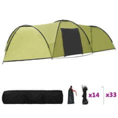 Greatstore Šotor za kampiranje iglu 650x240x190 cm za 8 oseb