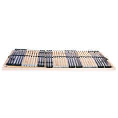 Vidaxl Letveno posteljno dno 2 kosa z 42 letvicami 7 con 90x200 cm