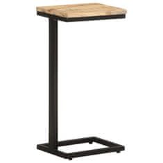 Vidaxl Stranske mizice 2 kosa 31,5x24,5x64,5 cm robusten mangov les