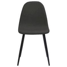 Vidaxl Jedilni stoli 4 kosi 45x54,5x87 cm črno umetno usnje