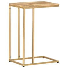 Vidaxl Stranska mizica 35x45x65 cm trden mangov les