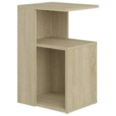 Vidaxl Stranska mizica sonoma hrast 36x30x56 cm iverna plošča