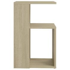Vidaxl Stranska mizica sonoma hrast 36x30x56 cm iverna plošča