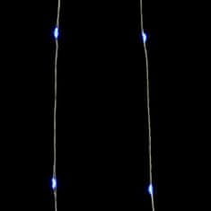 Vidaxl Mikro LED lučke na vrvici 40 m 400 LED hladno bele 8 funkcij
