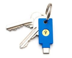 Yubico Security Key C NFC varnostni ključ, FIDO2 U2F, USB-C - odprta embalaža