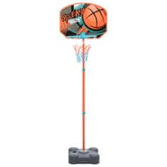 Greatstore Prenosni košarkarski komplet nastavljiv 109-141 cm