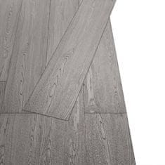 Vidaxl Samolepilne PVC talne plošče 5,02 m2 2 mm temno sive
