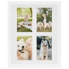 Vidaxl 3D foto okvirji 5 kosov beli 28x35 cm za 4x(10x15 cm) slike