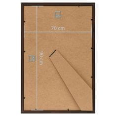Vidaxl Foto okvirji 3 kosi stenski/namizni črni 70x90 cm MDF