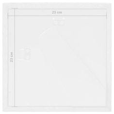 Vidaxl 3D foto okvirji 5 kosov beli 23x23 cm za 13x13 cm slike