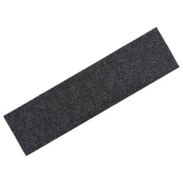 Vidaxl Preproge za stopnice samolepilne 15 kosov 76x20 cm temno sive pravokotne