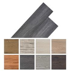 Vidaxl Samolepilne PVC talne plošče 5,02 m2 2 mm črne in bele