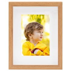 Vidaxl 3D foto okvirji 5 kosov hrast 20x25 cm za 13x18 cm slike