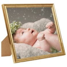 Vidaxl Foto okvirji 5 kosov namiznii zlati 30x30 cm MDF