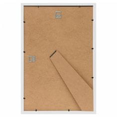 Vidaxl Foto okvirji 5 kosov stenski/namizni beli 13x18 cm MDF