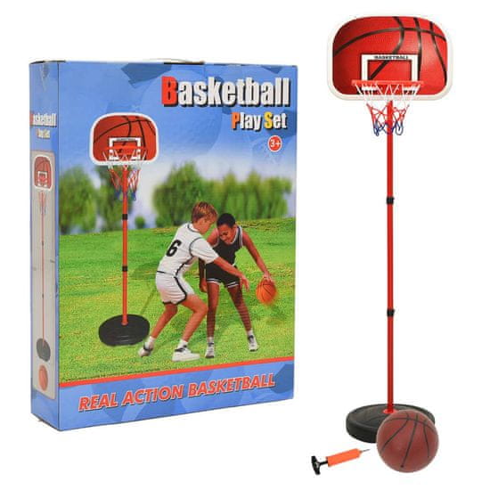 Vidaxl Otroški košarkarski komplet nastavljiv 160 cm