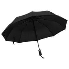 shumee vidaXL Zložljivi dežnik črn 104 cm