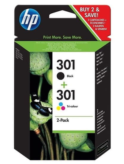 HP komplet kartuš HP 301 (N9J72AE)