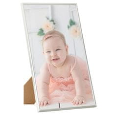 Vidaxl Foto okvirji 3 kosi stenski/namizni srebrni 13x18 cm MDF