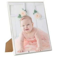 Vidaxl Foto okvirji 5 kosov stenski/namizni srebrni 20x25 cm MDF