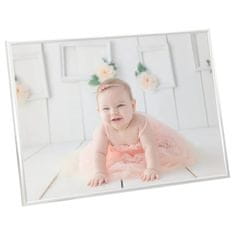 Vidaxl Foto okvirji 5 kosov namizni srebrni 15x21 cm MDF