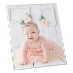 Vidaxl Foto okvirji 5 kosov stenski/namizni srebrni 20x25 cm MDF