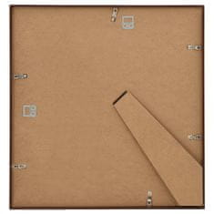 Vidaxl Foto okvirji 5 kosov stenski bronasti 50x50 cm MDF