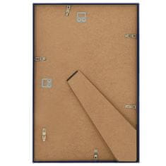 Vidaxl Foto okvirji 5 kosov stenski/namizni modri 42x59,4 cm MDF