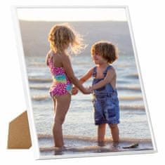 Vidaxl Foto okvirji 5 kosov stenski beli 50x50 cm MDF