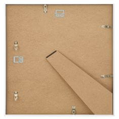 Vidaxl Foto okvirji 3 kosi stenski beli 40x40 cm MDF