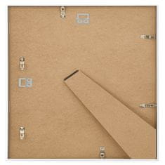 Vidaxl Foto okvirji 5 kosov stenski beli 50x50 cm MDF