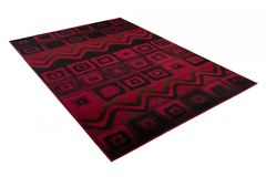 Chemex Preproga Scarlet Belgijska Moderna 3907 //greige Bež Rdeča Črna 80x150 cm