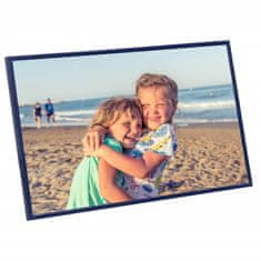 Vidaxl Foto okvirji 10 kosov stenski/namizni modri 13x18 cm MDF