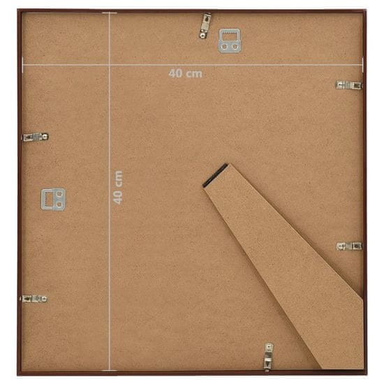 shumee 332222 Photo Frames Collage 3 pcs for Wall Bronze 40x40cm MDF