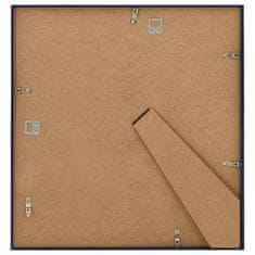 Vidaxl Foto okvirji 3 kosi namizni modri 20x20 cm MDF
