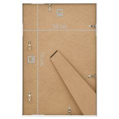 Vidaxl Foto okvirji 5 kosov stenski beli 50x70 cm MDF