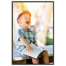 Vidaxl Foto okvirji 3 kosi stenski/namizni črni 70x90 cm MDF