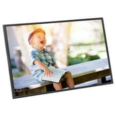 Vidaxl Foto okvirji 3 kosi stenski/namizni črni 70x90 cm MDF