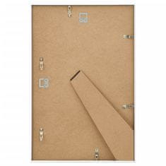 Vidaxl Foto okvirji 5 kosov namizni beli 28x35 cm MDF