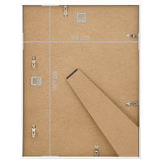 Vidaxl Foto okvirji 5 kosov stenski/namizni beli 50x60 cm MDF