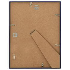 Vidaxl Foto okvirji 5 kosov stenski/namizni modri 50x60 cm MDF
