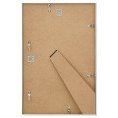 Vidaxl Foto okvirji 5 kosov stenski/namizni beli 59,4x84 cm MDF