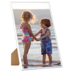 Vidaxl Foto okvirji 10 kosov namizni beli 18x24 cm MDF