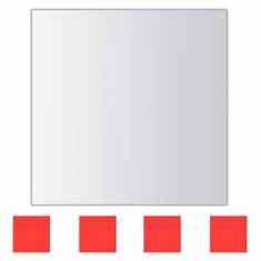 Vidaxl Zrcalne ploščice različnih oblik, 8 kosov.