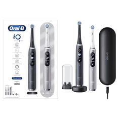 Oral-B iO Series 9 komplet magnetnih zobnih ščetk,črna/roza, 2/1