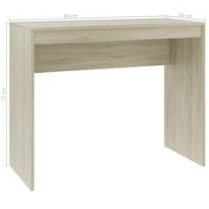 Vidaxl Pisalna miza sonoma hrast 90x40x72 cm iverna plošča
