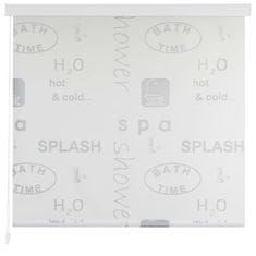 Vidaxl Rolo senčilo za tuš 80x240 cm Splash