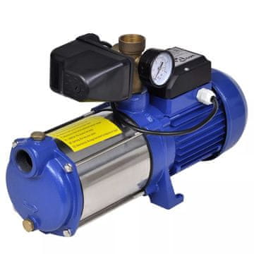Vidaxl Modra brizgalna črpalka z merilnikom 1300 W 5100 L/h